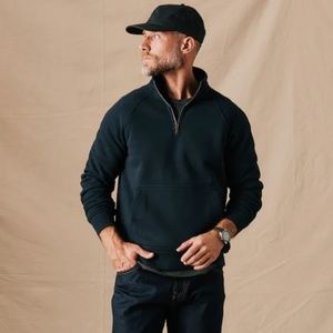 Flint and Tinder -10-Year Quarter Zip Sweatshirt